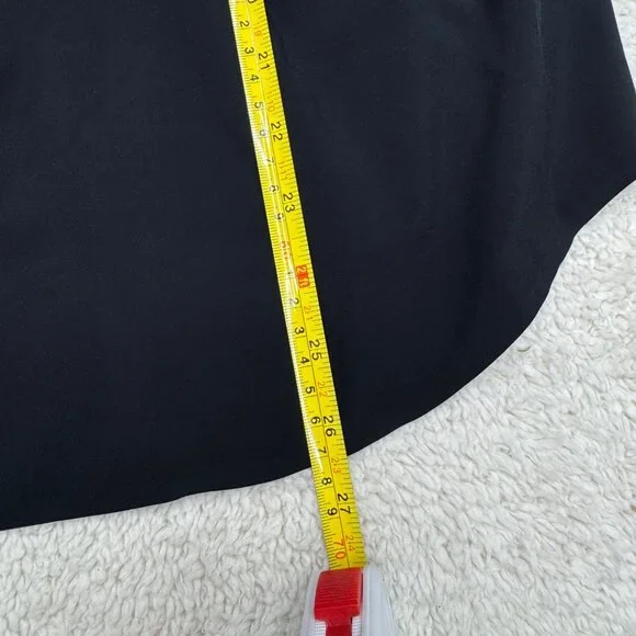 Athleta Women's Black Button Down Sleeveless Collared Blouse Top, Size S - Picture 7 of 8